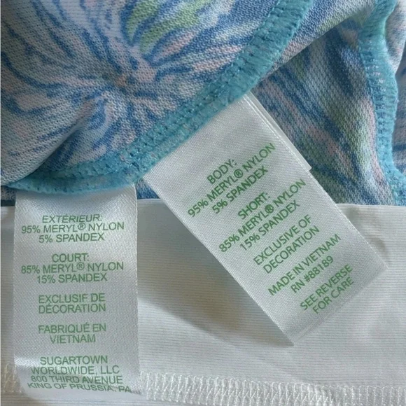 Lilly Pulitzer UPF 50+ Luxletic Zadora High Rise Skort Las Olas Aqua S NWOT💗 - Picture 6 of 6